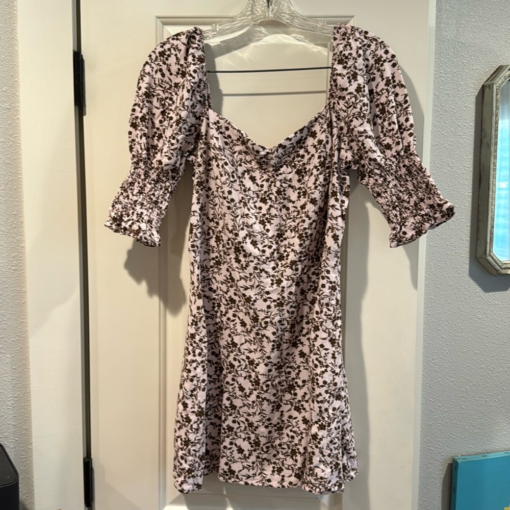 Cute off the shoulder mini dress